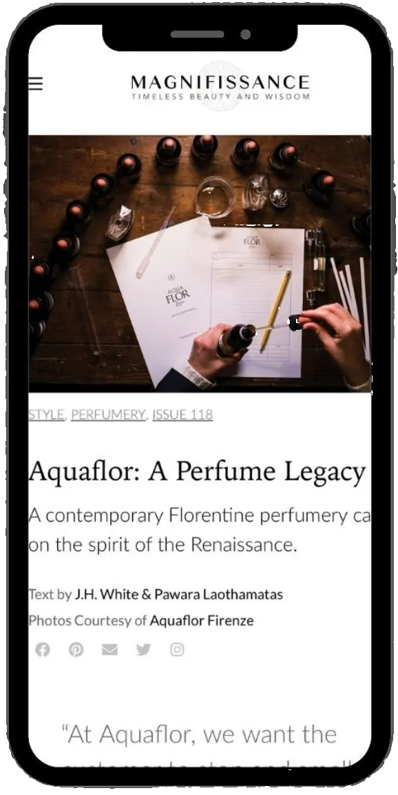 Magnifissance - Aquaflor: A Perfume Legacy