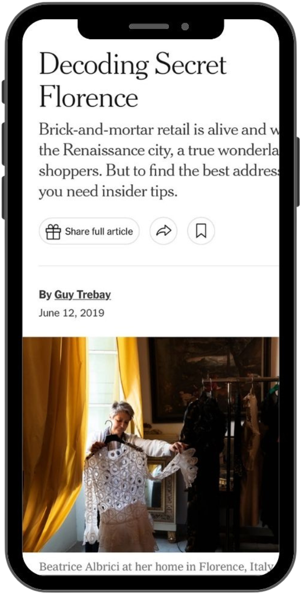 The New York Times: Decoding Secret Florence